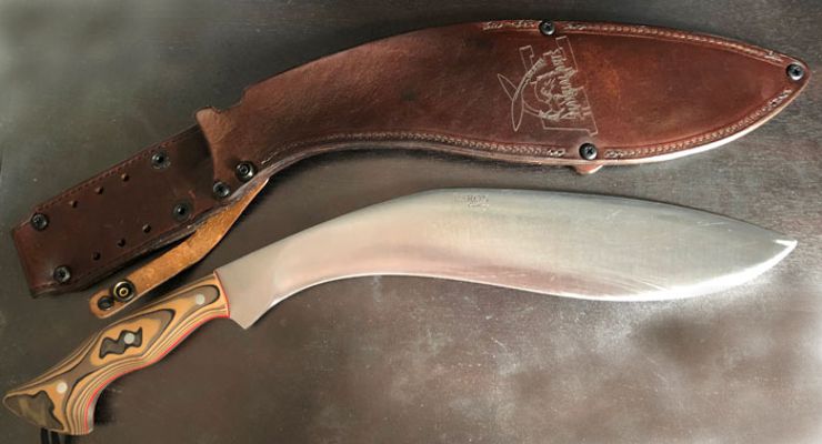 Custom Kukri used by Phil Ross on Forged in Fire: Knife or Death (2018)